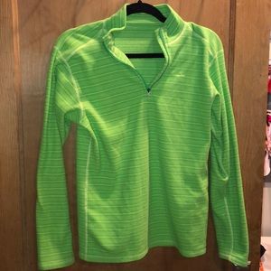 Patagonia green quarter zip